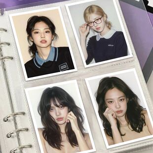 16张blackpink撕拉片拍立得小卡韩系女团高颜值小红书同款周边