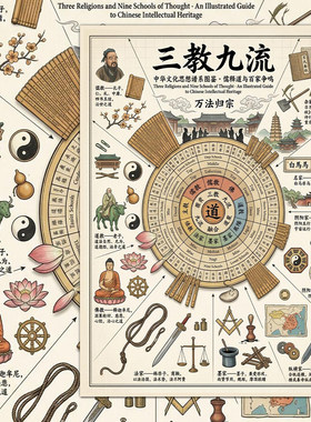 三教九流古代社会的真实分层图鉴贴纸古代传统文化常识社会阶层贴