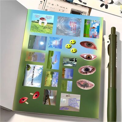 梦核贴纸书】古早梦核电子梦核y2k元素旧时代网络怪核素材手账diy