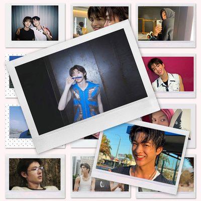 128张cortis男团拍立得贴纸马丁赵雨凡帅气高颜值氛围感阳光周边