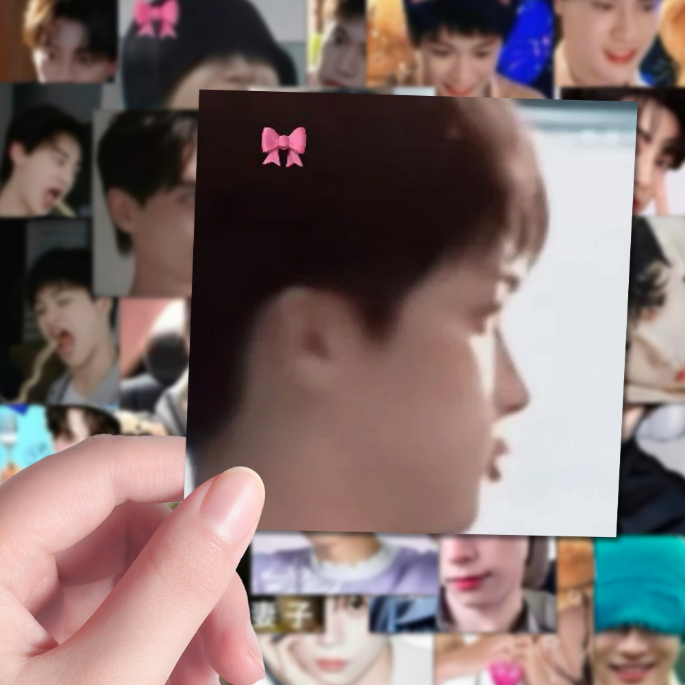 128张雷朋系列表情包合集物料贴纸可爱梓渝田栩宁表情贴纸装饰