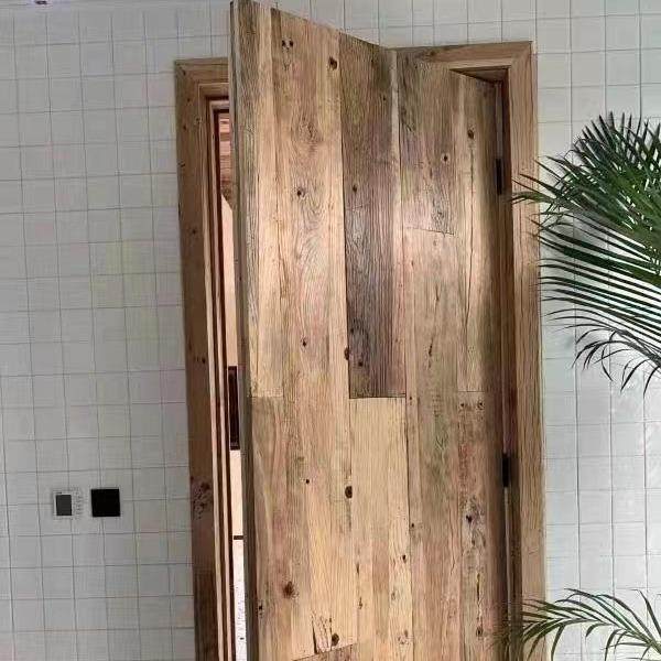 老榆木中式实木门套装门原木单开室内门复古包厢民宿房间门卧室门,全屋定制,进户门,淘宝优惠券,粉丝福利购,淘宝优惠卷