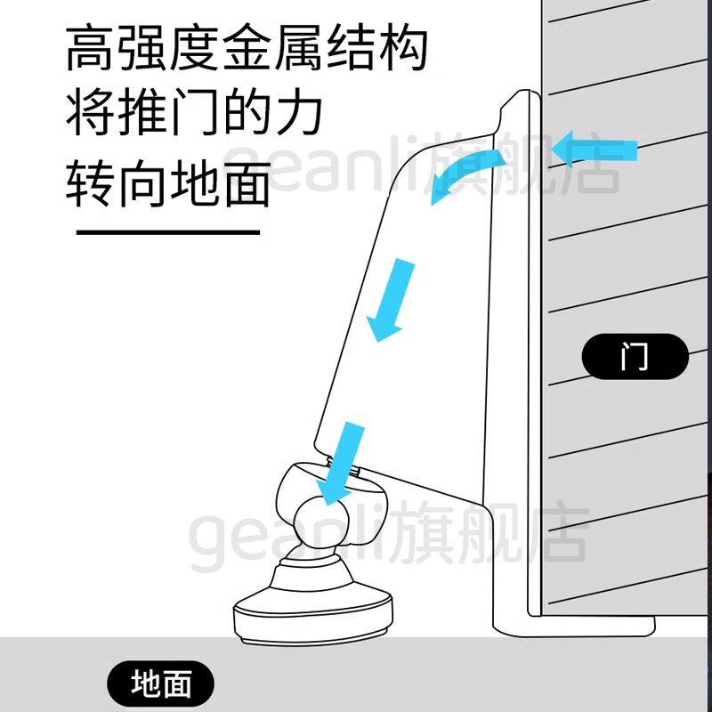 阻门器酒店门阻器顶门挡防盗家用房门安全门塞门档抵门神器阻挡器