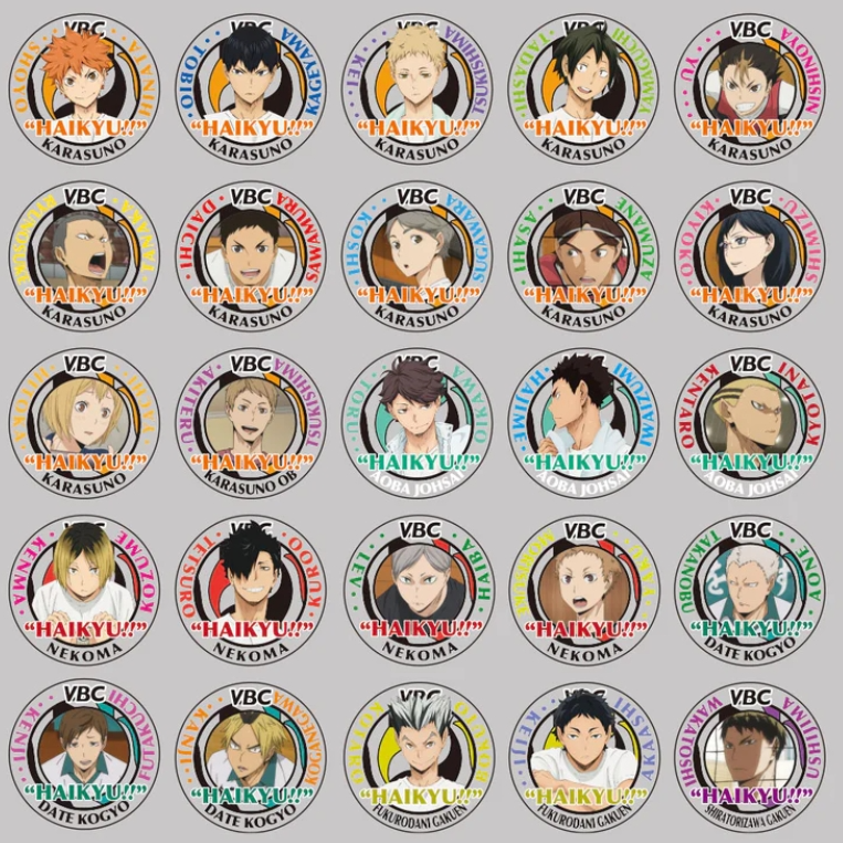 【次研屋现货】JS 排球少年 VBC 2016 亚克力吧唧 日向及川彻周边