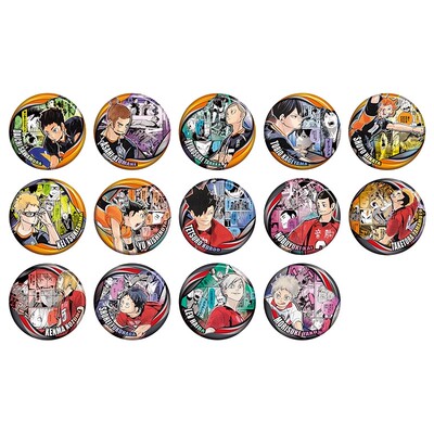 【次研屋现货】JCS 排球少年 MEMORIES 原画吧唧徽章 第3弹