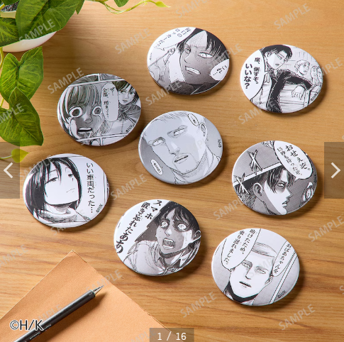 【次研屋预售】Belle 进击的巨人 东京丸内站快闪 电车 吧唧 立牌