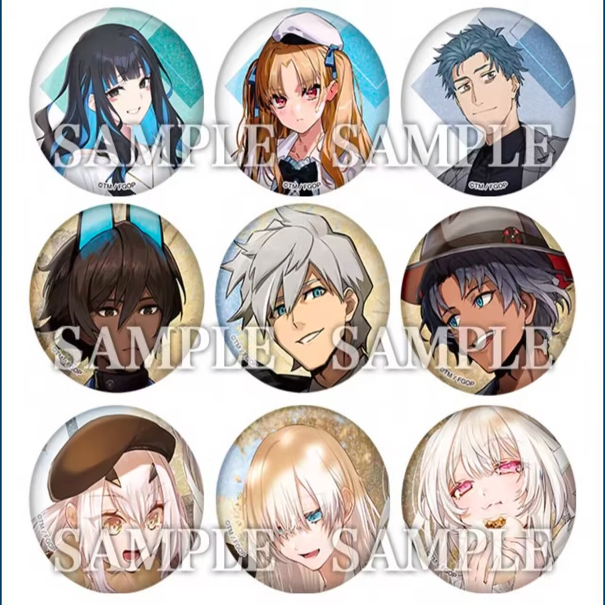 【次研屋预售】HMV Fate/Grand Order 吧唧徽章 亚克力挂件