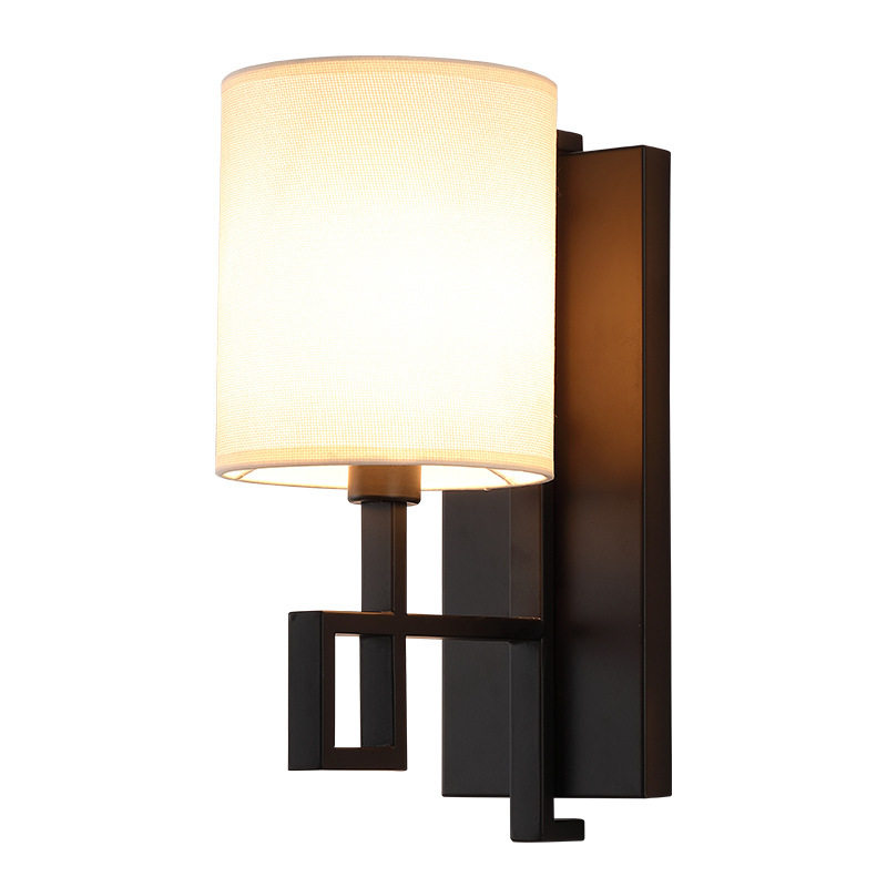 新中式壁灯现代简约酒店工程茶楼样板房走廊过道灯具客厅卧室灯饰