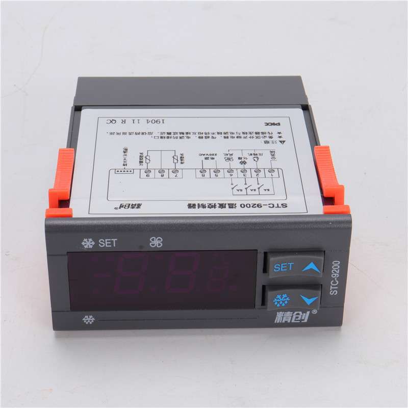 精创STC-9200温度控制器 制冷、化霜、风机控制 双探头冷库控制器