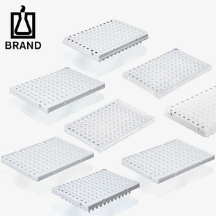 BRAND/普兰德PCR板96孔半裙边PP材质0.15 ml/0.2 ml孔容量