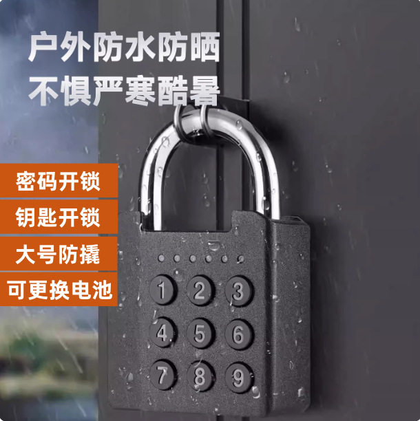涂鸦APP指纹密码挂锁带钥匙