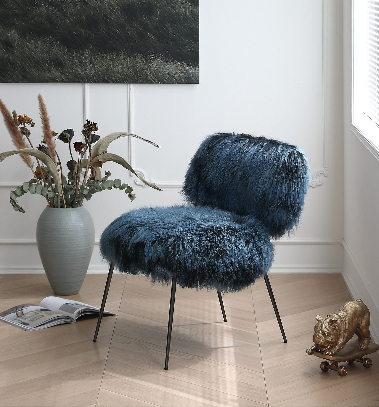 意式轻奢沙发休闲椅羊毛单人椅北欧风梳妆椅现代简约SY-KF41560,鲜花速递/花卉仿真/绿植园艺,其它园艺用品,淘宝优惠券,粉丝福利购,淘宝优惠卷