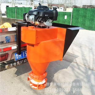 现货路面清除冰雪撒布机 汽油离心式撒盐机 融雪剂除雪机器设备