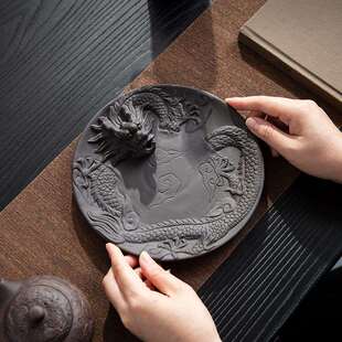 紫砂壶承壶垫隔热垫茶壶底托壶托架茶托养壶垫果盘点心盘家居摆件