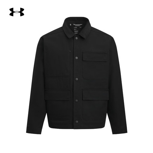 安德玛秋冬男士Expanse Utility运动休闲翻领夹克外套6000882-001