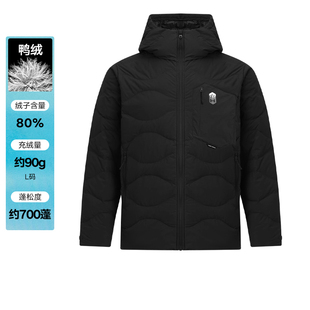 安德玛冬季男女同款轻薄休闲户外运动保暖羽绒服外套6010037-001