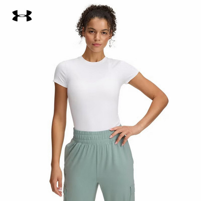 安德玛新品UA春夏Meridian柔感系列女子训练运动短袖T恤6000341
