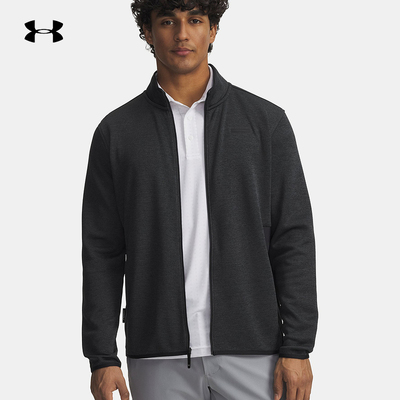 UA安德玛秋冬新款男士休闲运动拉链立领简约夹克外套 6005672-001