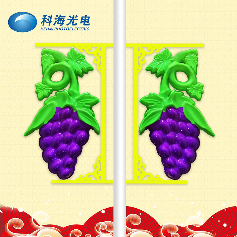 LED葡萄中国结亮化工程批发