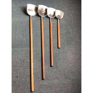 304不锈钢木柄铲加大号厨房炒菜铲酒店食堂用大锅铲铲头多用铲子