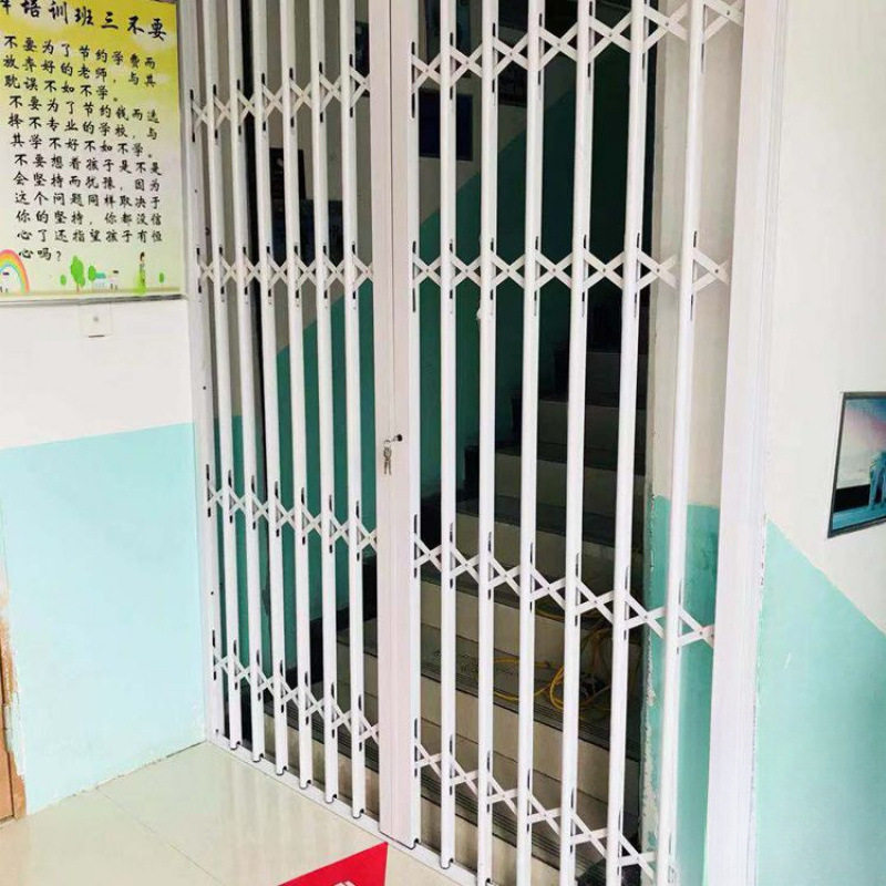 铝合金不锈钢伸缩防盗拉闸门
