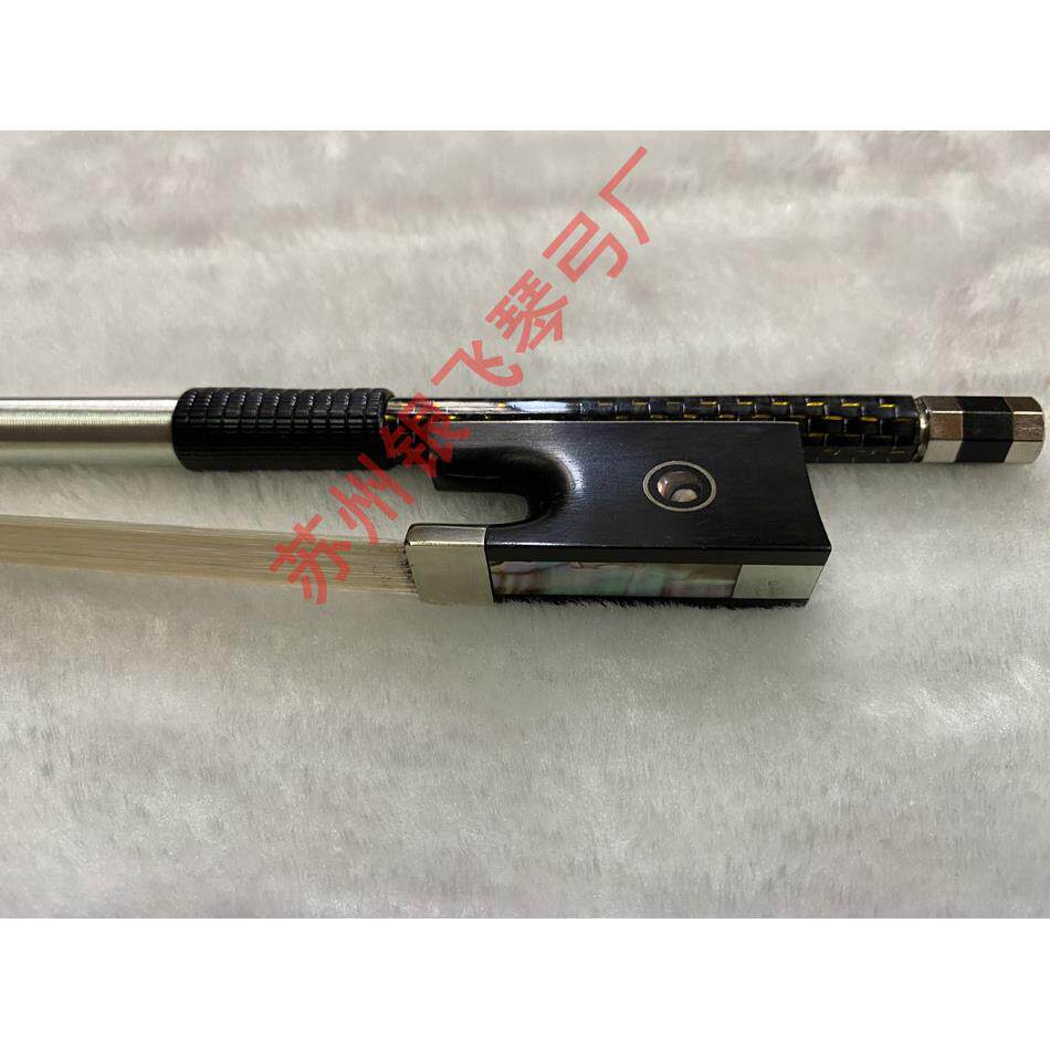 金色丝碳纤维小提琴琴弓乌木铜尾库白马尾小提琴琴弓直销