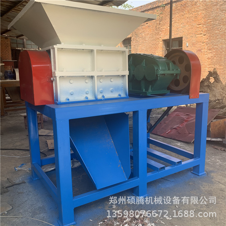 小型塑胶料动物骨粉碎撕碎机