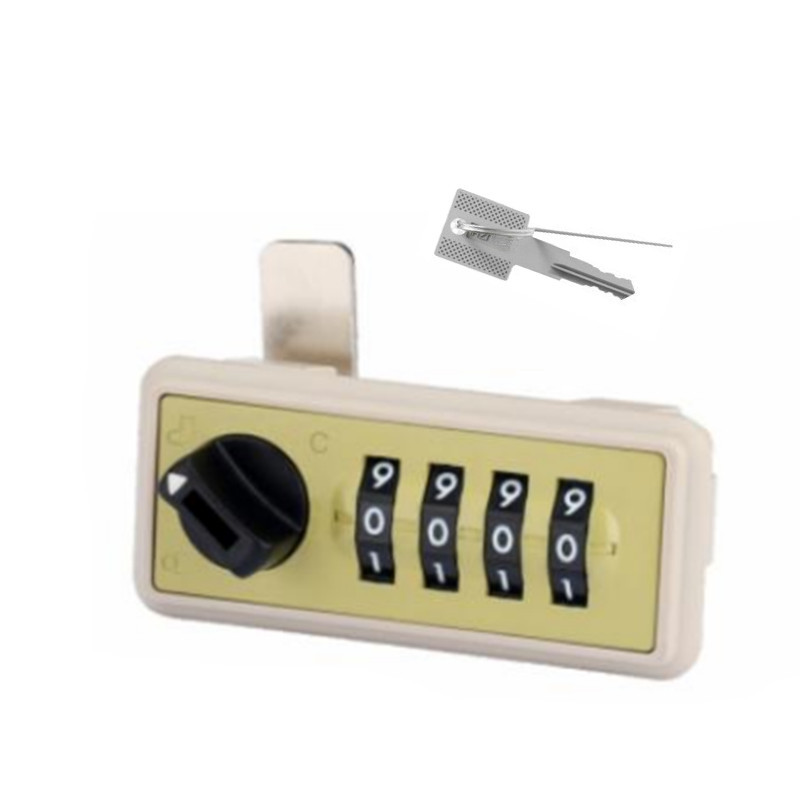 机械拔盘密码转舌锁更衣柜文件柜