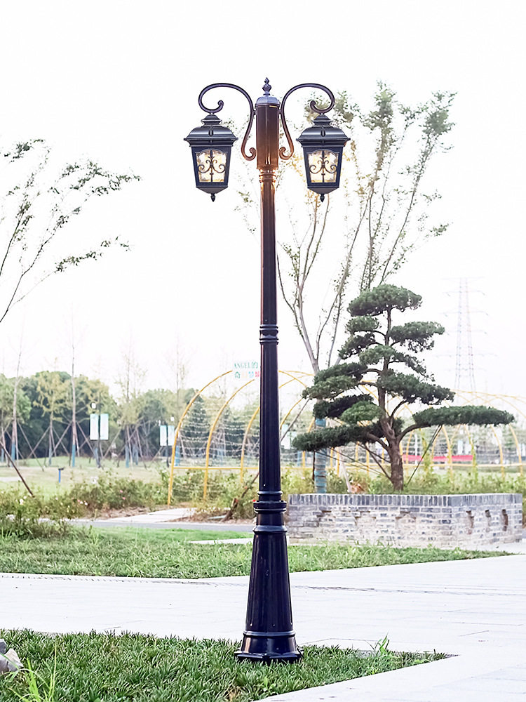 欧式双头高杆户外景观灯