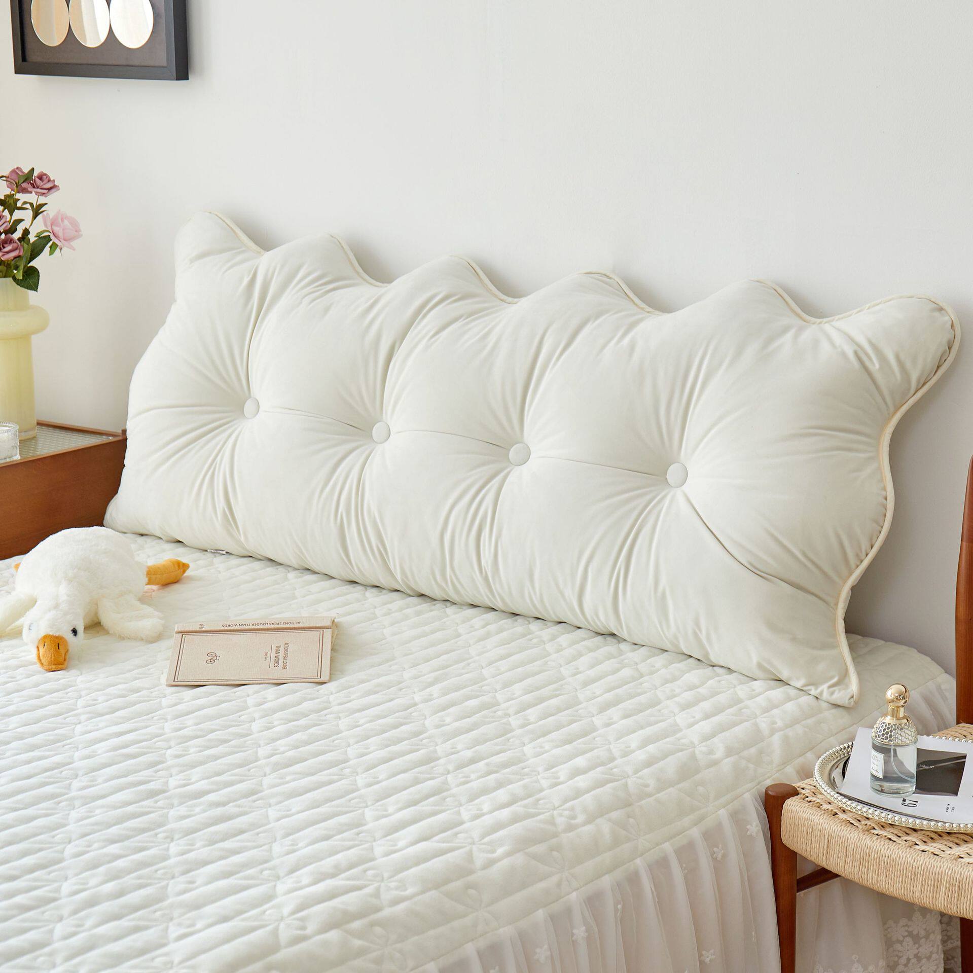 2026床头靠垫软包护腰靠枕可拆洗学生宿舍沙发枕头抱枕榻榻米大靠