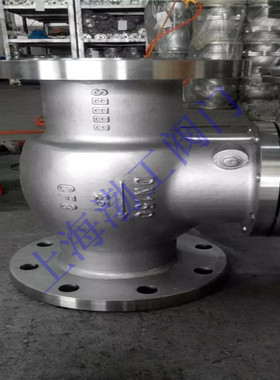 H44H-100P 高温不锈钢旋启式法兰止回阀  H44H 蒸汽止回阀 DN150