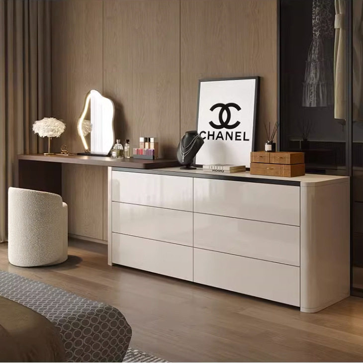 意式极简梳妆台收纳柜一体卧室北欧ins风化妆桌可伸缩,电子元器件市场,电线扎带/束线带,淘宝优惠券,粉丝福利购,淘宝优惠卷