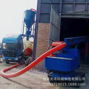 西安电厂炉灰清理抽灰设备 无扬尘粉煤灰自吸式装车机 气力输送机