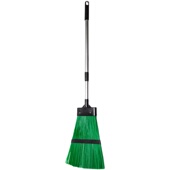 欧式 庭院扫落叶大扫把户外塑料加长硬毛铝合金Q杆防风扫帚簸箕套