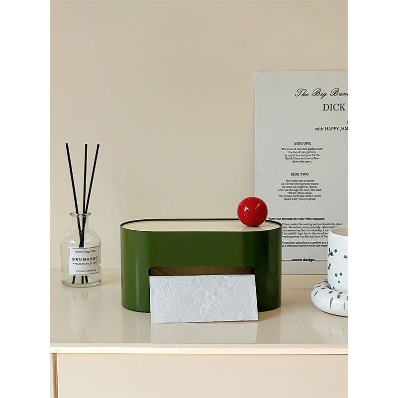 多巴胺可爱纸巾盒创意红s色球球桌面抽纸盒餐桌纸巾收纳盒装饰摆