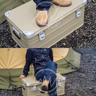 备整理车载越野穿越房车 wwk铝镁合金收纳m箱储物箱露营户外旅行装