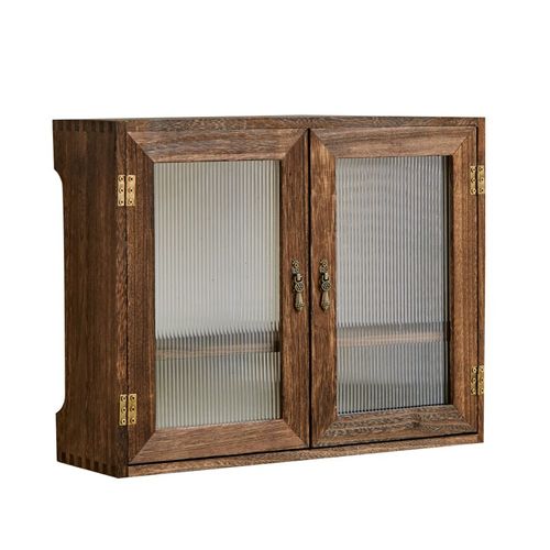 实木路由器收纳盒客厅壁挂置物架多媒H体信息箱弱电箱遮挡集线箱