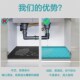整体橱柜下水管槽防潮湿矽胶垫厨房洗碗沥水防滑整O体橱柜垫污水
