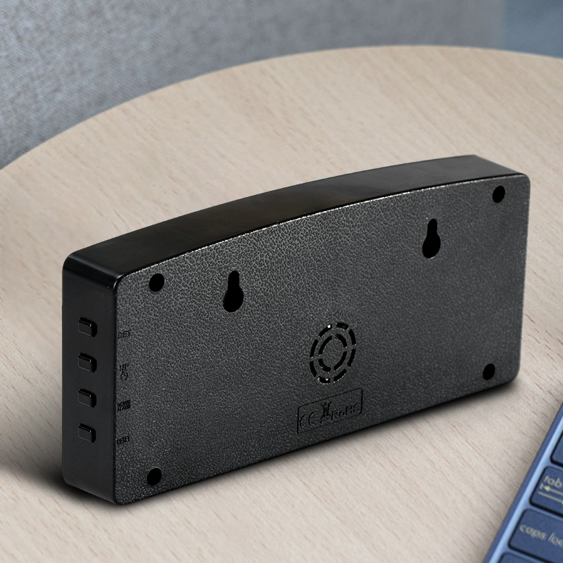 2019新款f万年历电子钟台钟座钟夜光静音数字挂钟客厅电子表台历