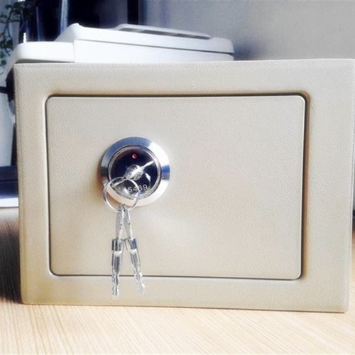 保险箱家用c小型老人办公保险柜家用全钢入墙迷你机械锁保管箱床