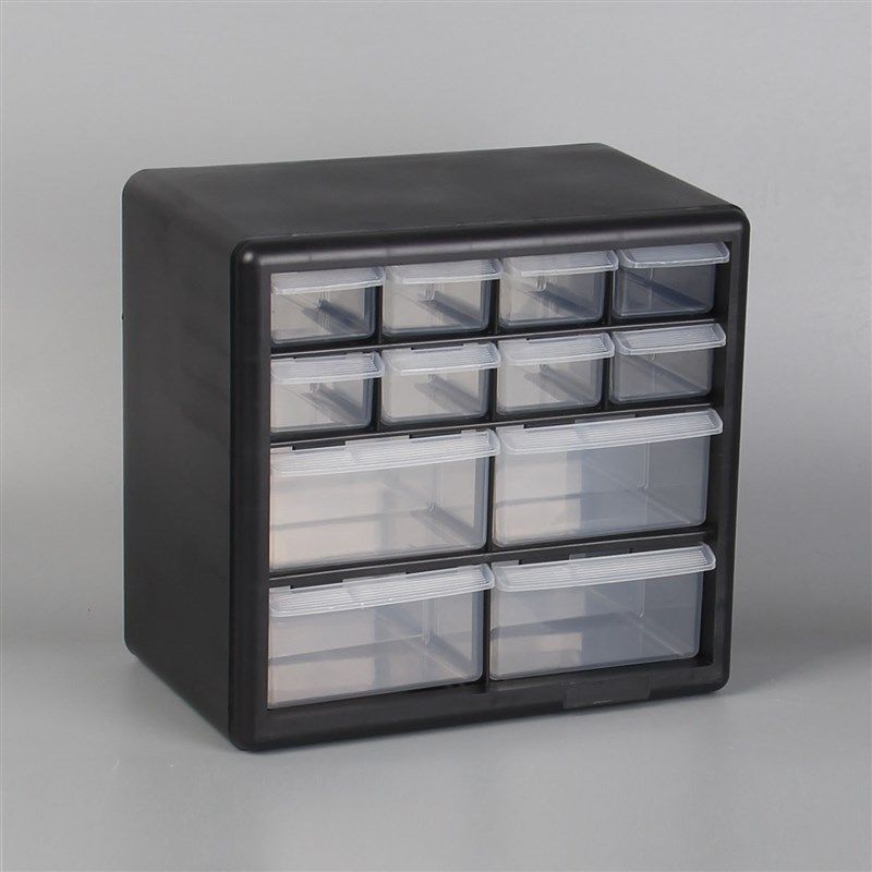 塑料零件箱抽屉式收纳盒螺丝配件B箱子首饰盒收纳筐电子分类整理