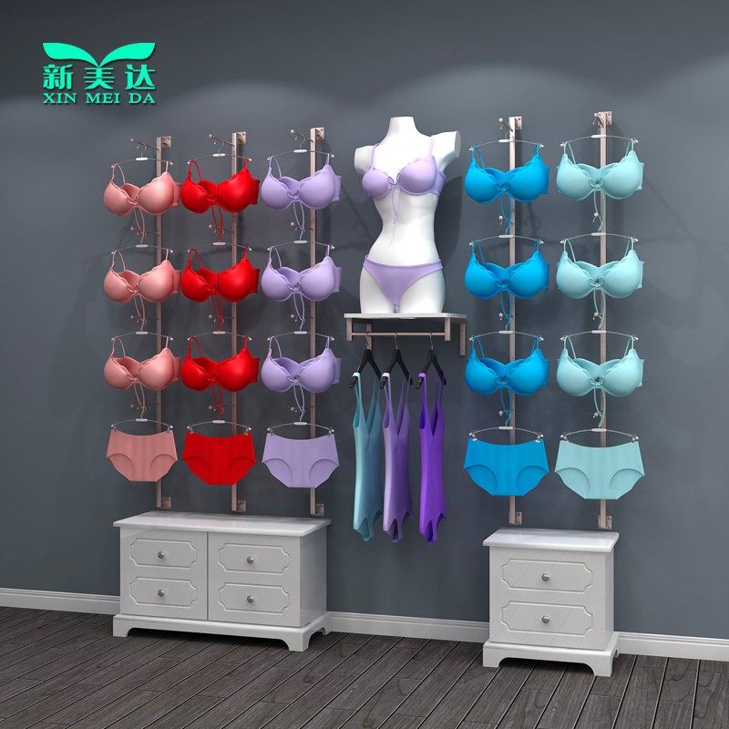 高档内衣店货架不锈钢拉丝玫瑰金香槟金烤漆上墙文V胸内裤展示柜,商业/办公家具,内衣货架,淘宝优惠券,粉丝福利购,淘宝优惠卷