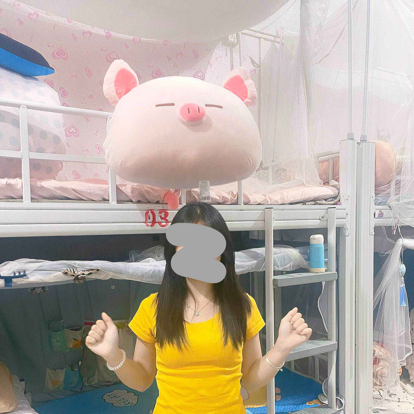 柔软安抚呆萌靠枕可爱玩偶大脸萌猪新款2026毛绒玩具抱枕玩具