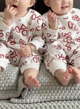 初来乍到婴儿保暖连体衣秋冬款新生儿夹棉衣服秋季新生儿薄棉哈衣