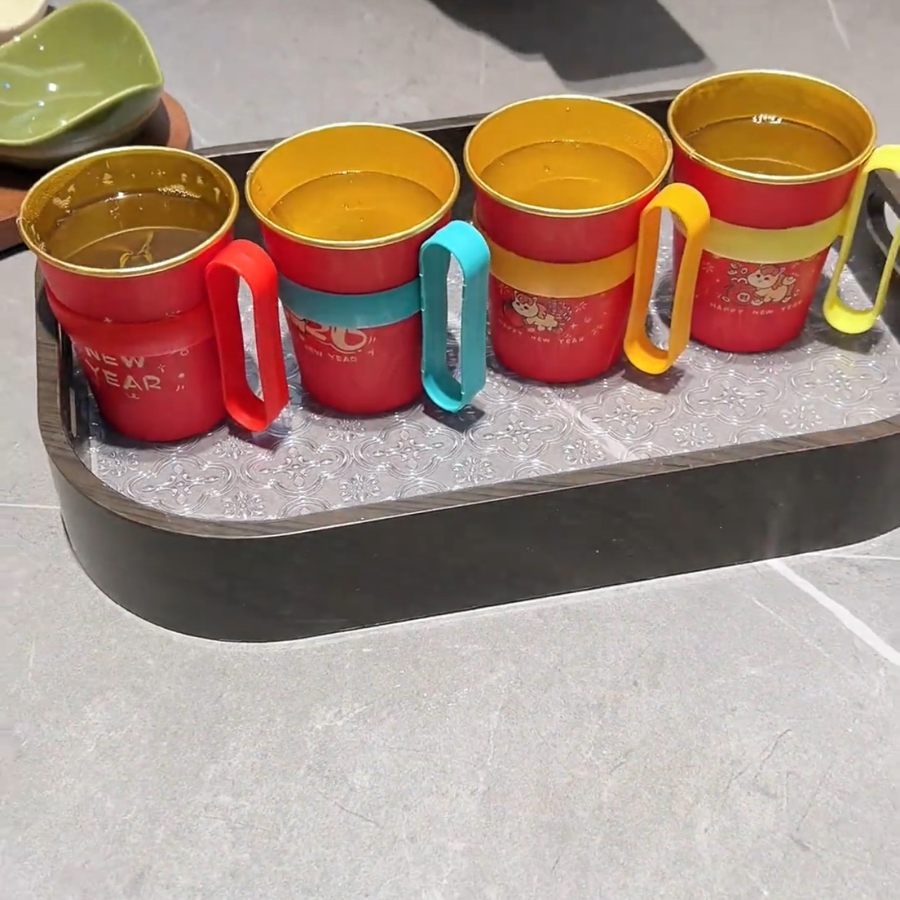 便携防烫塑料茶托杯架隔热托带把手水杯通用杯套加厚纸杯子杯托,餐饮具,一次性杯托,淘宝优惠券,粉丝福利购,淘宝优惠卷