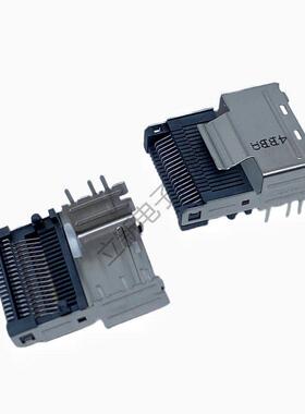 现货U.2 SAS接口36P MINISAS卧贴贴片 SFF-8087 母座插槽连接器