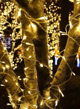 led彩灯外户装饰灯庭院布置彩串圣诞EPO裸装饰灯满天灯星彩灯灯灯