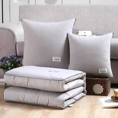 日本新款进口抱枕被两用加厚车载办公午睡枕折叠空调毯二合一靠垫