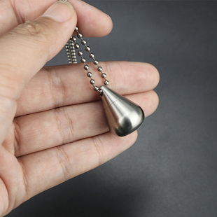 纯钛防水密e封便携药盒家用金属随身分装吊坠急救老人防潮迷你药