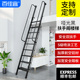 阁楼梯子家用铝合k金楼梯加厚步梯防滑伸缩扶梯室内便携爬梯工程